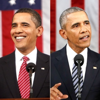 Obama 2009 vs 2016