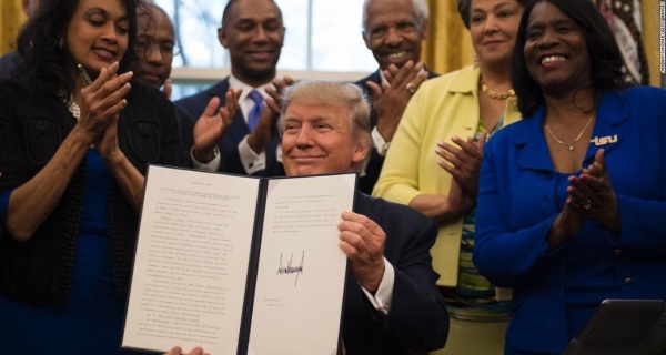 After Signing Order To Do More Trump Cuts HBCU Support
