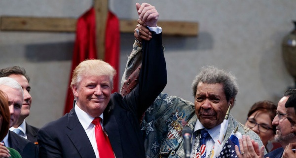In A Babbling Interview Don King Praises Trump s Victory