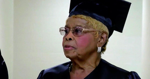 WATCH 92 Year Old Earned Fourth College Degree