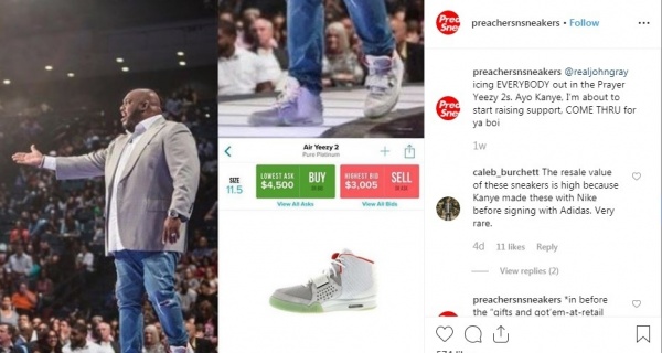 Pastor Steps From Controversy To Controversy To 4 000 Sneaker Controversy 