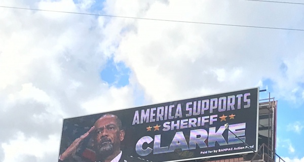 Billboard Supporting David Clarke Appears In Community That Doesn t Support Him