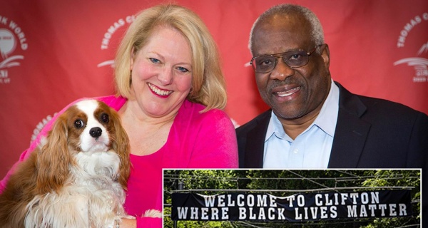 Clarence Thomas Wife Asked Mayor To Take Down BLM Banner