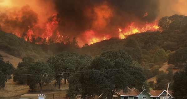 A Fire Tornado Warning Weather Service Issues What Could Be A first At California Blaze